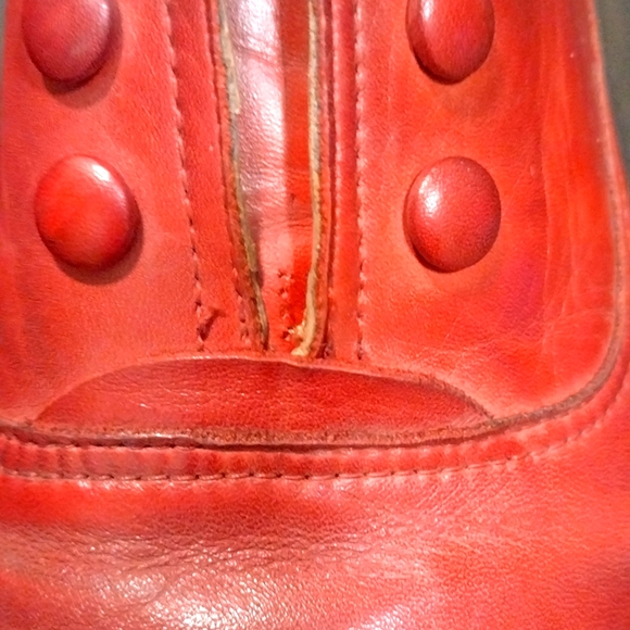 Miz Mooz Lenore Red Oxford Flats, Size 7.5 - Picture 5 of 5